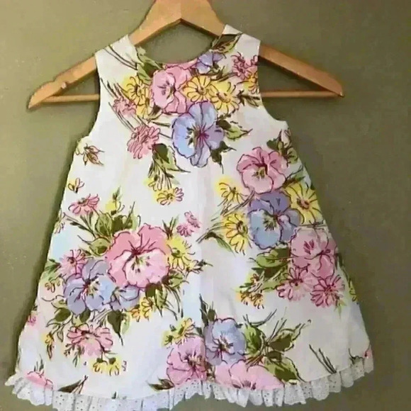 Patchwork a-line dress girl 2 - Picture 6 of 7